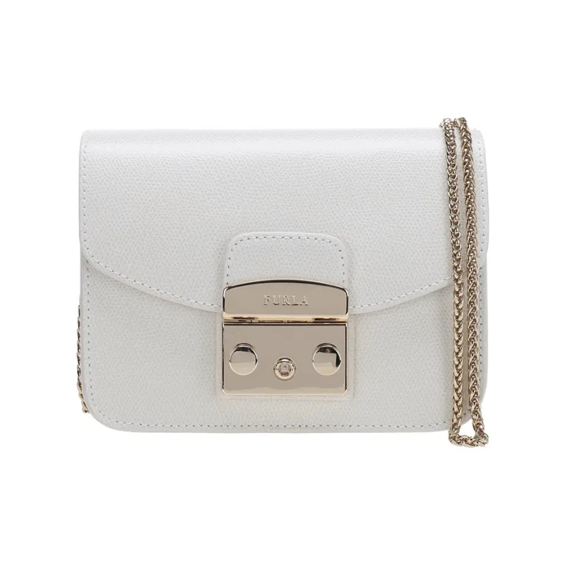 Furla Small Square Bag Shoulder Bag Crossbody Bag Mini Women's White-0