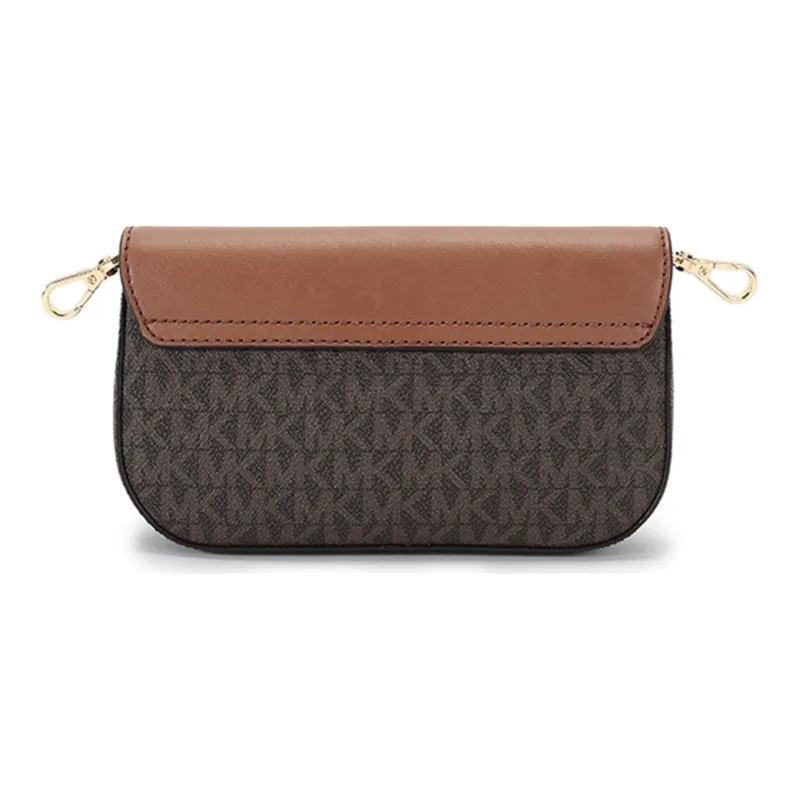 MICHAEL KORS Jet Set Charm Artificial Leather Crossbody Bag, Shoulder Bag Women's Acorn Brown-5