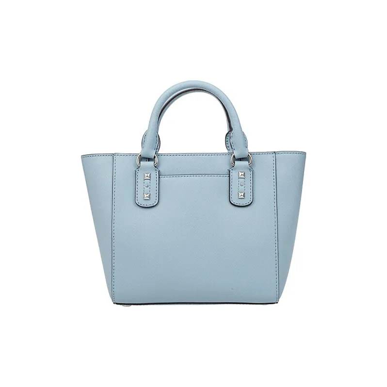 MICHAEL KORS Sandrine Leather Handbag Shoulder Bag Crossbody Bag Women's Light Blue-2