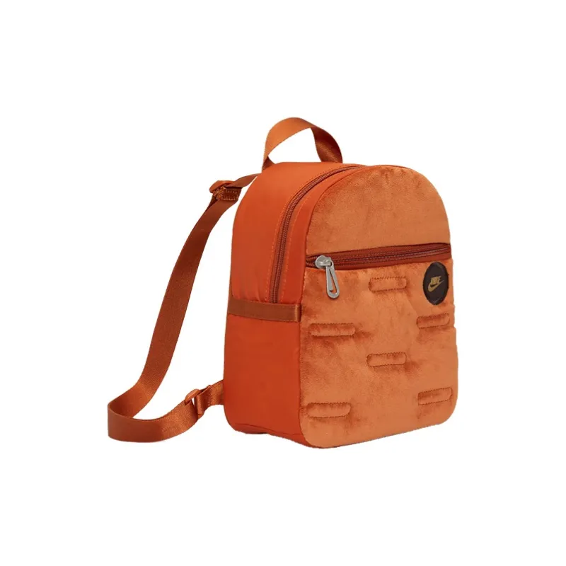 Nike Leather Backpack Mini Women's Dark Reddish Brown-2