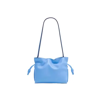 LOEWE Flamenco Clutch In Nappa Calfskin Mini Celestine Blue
