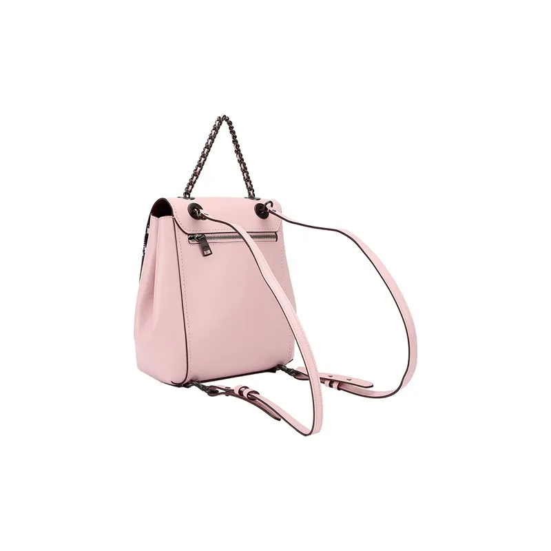 COACH Parker Coated Canvas With Leather Travel Bag Casual Bag Backpack Trumpets Women's Pink-1