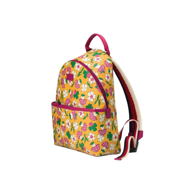 GUCCI Canvas With Leather Kids' Backpacks Kids' Yellow/Fuchsia-1