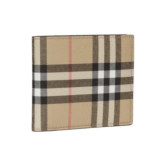 Burberry Cotton Wallet Unisex Light Umber-2