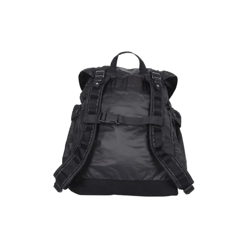 STONE ISLAND Canvas Backpack Regular Men's Black-1