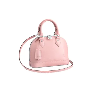 LOUIS VUITTON Alma BB Cow Leather Dome Bag, Shoulder Bag, Crossbody Bag, Handbag Regular Women's Ballet Pink