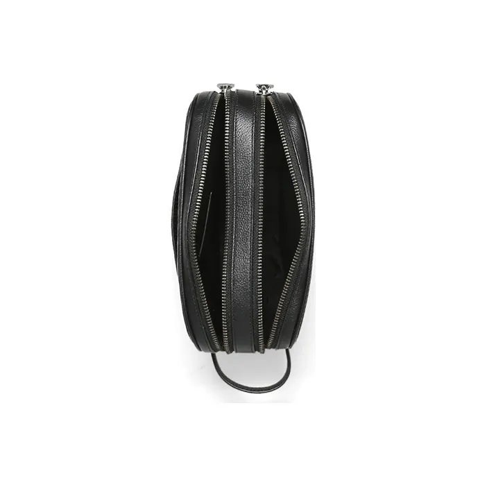 COACH Leather Clutch Men's Black-3