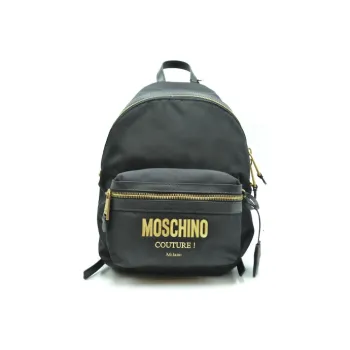MOSCHINO Fabric With Leather Backpack Women's Black