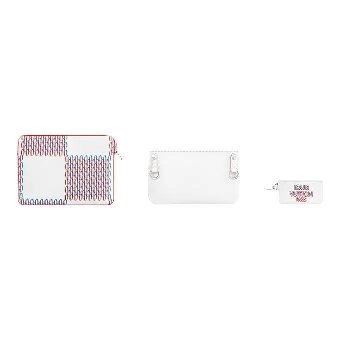 LOUIS VUITTON Trio Messenger White Damier Spray-2