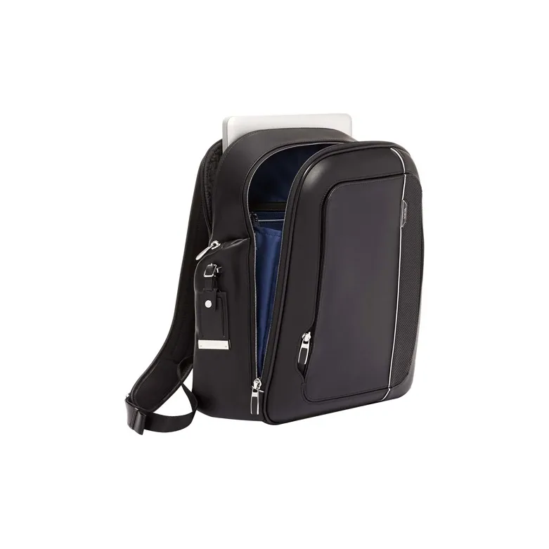 TUMI Arrivé Leather Backpack Regular Men's Black-4