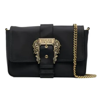 VERSACE JEANS COUTURE Polyamide Polyurethane Crossbody Bag Shoulder Bag Regular Women's Black
