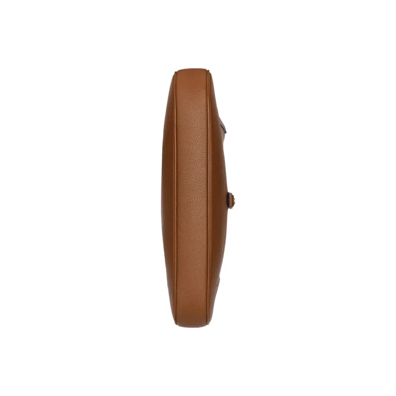 GUCCI Jackie 1961 Leather Crescent Shoulder Bag Shoulder Bag Medium Size Women's Tan-7