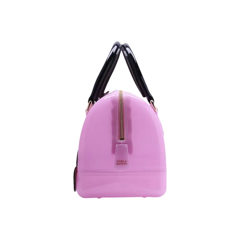 Furla PVC Jelly Bag Boston Bag Handbag Women's Pink-2