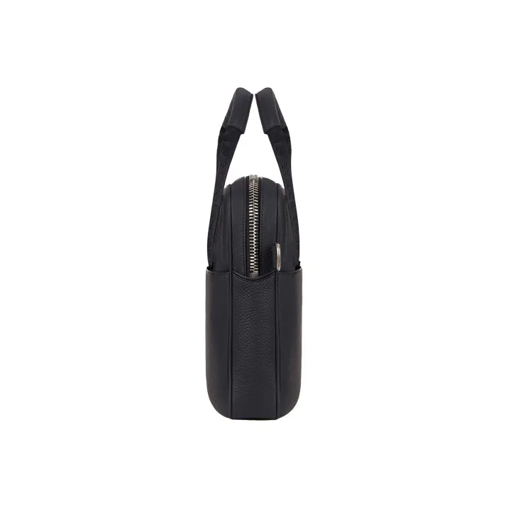 GIVENCHY Grained Leather Briefcases Handbags Men's Black-4