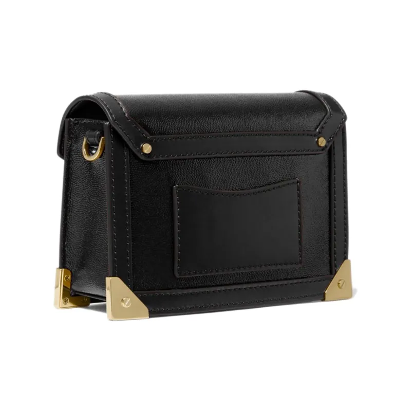MICHAEL KORS MK Grace Patent Leather Crossbody Bag Shoulder Bag Women's Black-1