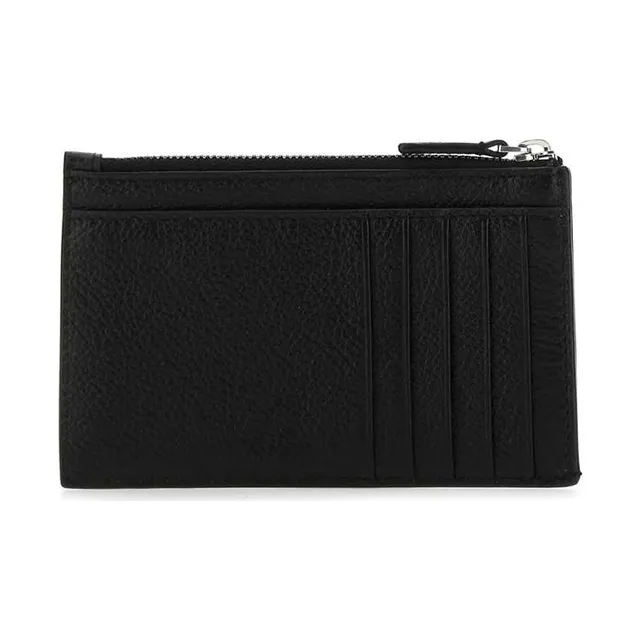 Balenciaga Cow Leather Clutch Wallet Men's Black-1