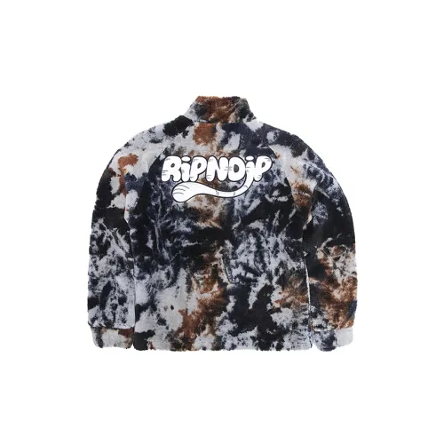 RIPNDIP Ripntail Sherpa Embroidery Jacket  Unisex Multicolor 