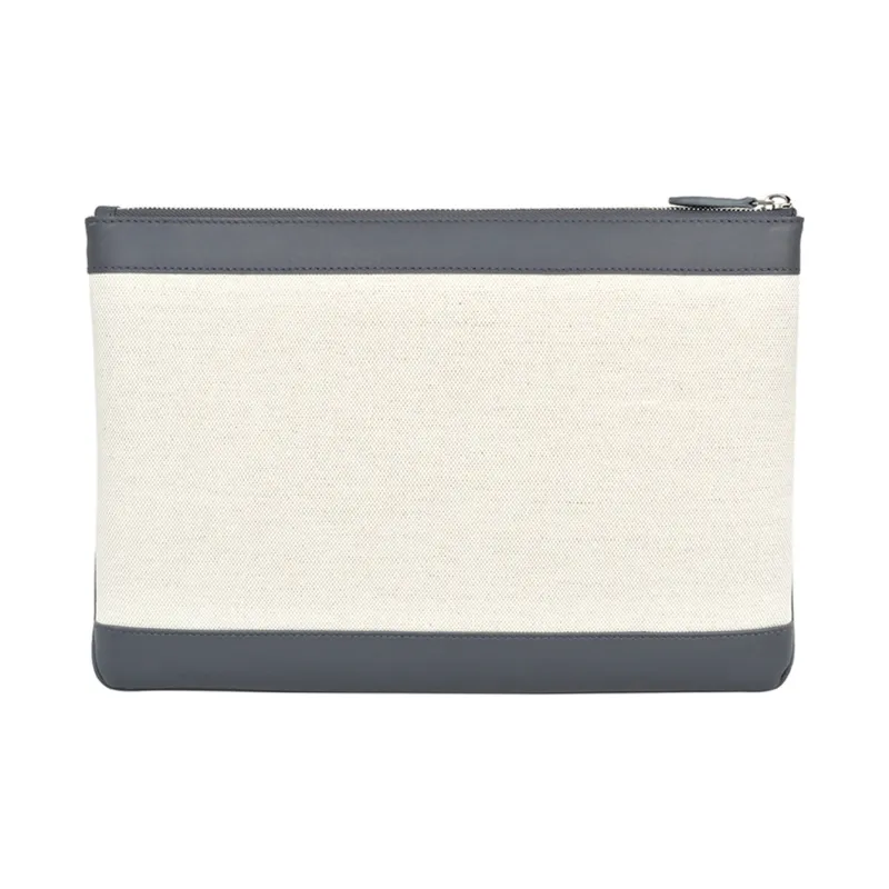 Balenciaga Canvas Clutch Women's Ecru-3