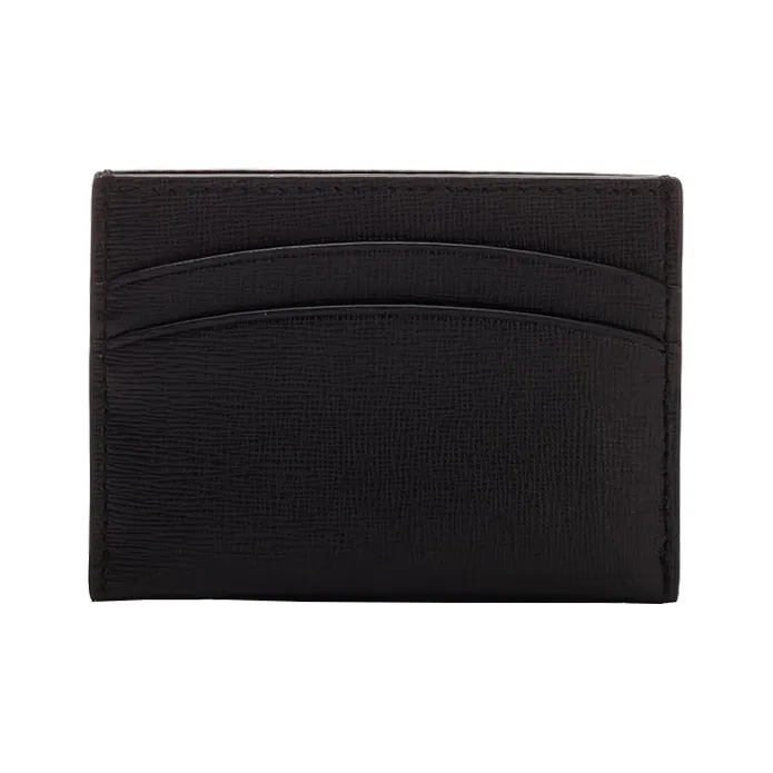 TORY BURCH Robinson Leather Wallet Unisex Black-2