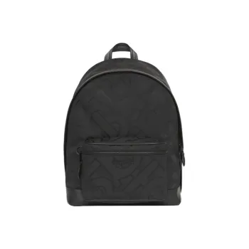 Burberry Leather Backpack Men's Black