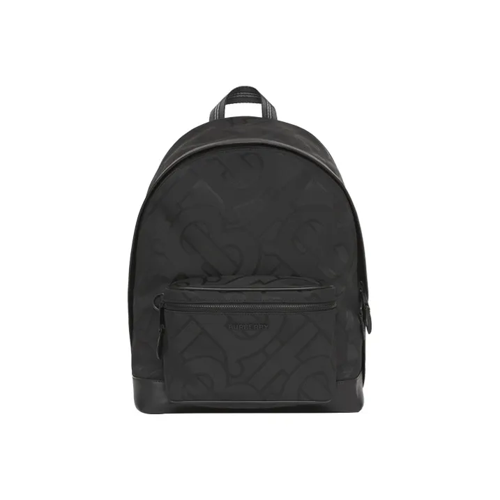 Burberry Leather Backpack Men's Black-0