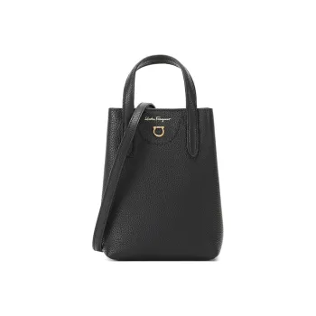 FERRAGAMO Cow Leather Handbags Crossbody Bags Mini Women's Black