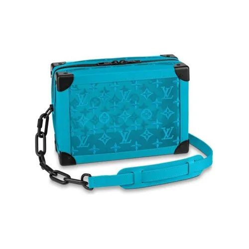 LOUIS VUITTON Soft Trunk Monogram Mesh Turquoise