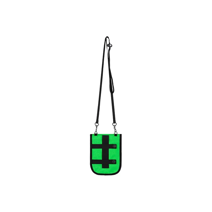Supreme The North Face Collaboration Nylon Fabric Cell Phone Pouch, Crossbody Bag Regular Unisex Green-1