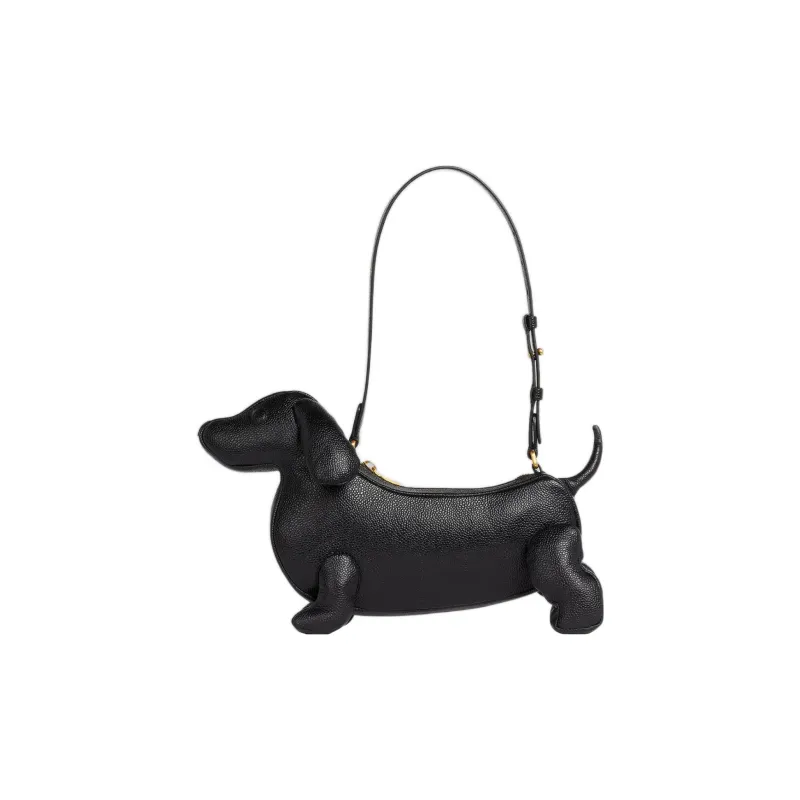 THOM BROWNE Hector Zipped Shoulder Bag-0
