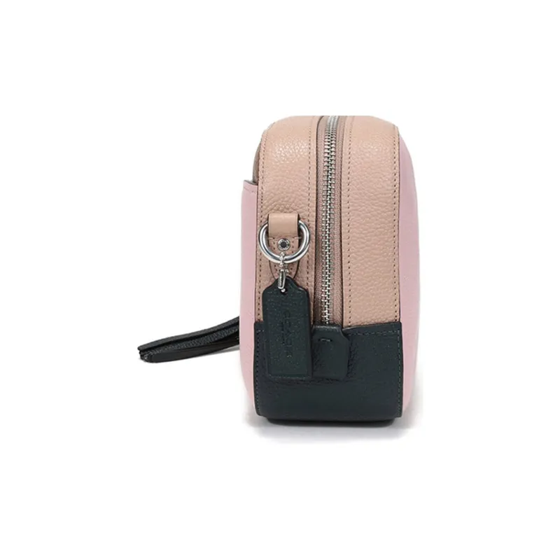 COACH Camera Leather Camera Bags Crossbody Bag Shoulder Bag Women's Light Pink Multicolor-2