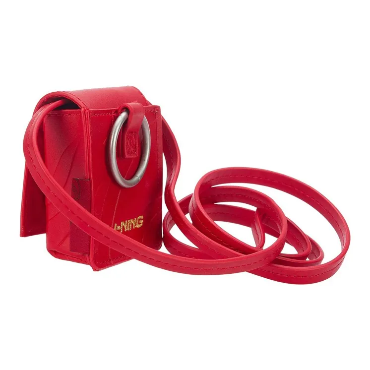 LiNing Sports Life Collection Polyester One Shoulder Crossbody Earphone Case Regular Unisex Red-1