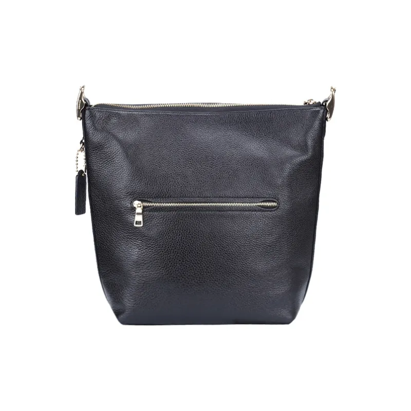 COACH Leather Crossbody Bag, Shoulder Bag Women's Black-2
