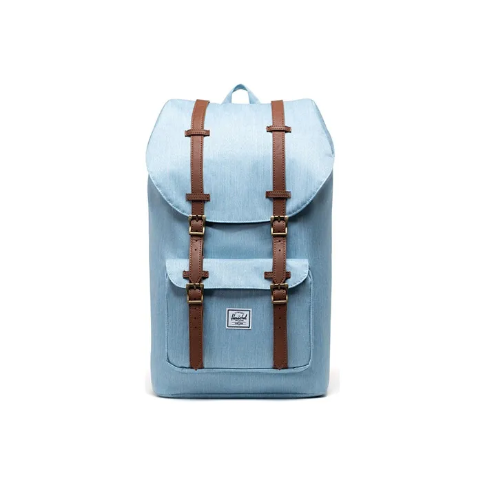 Herschel Polyester Backpack Large Size Unisex Little America Blue-0