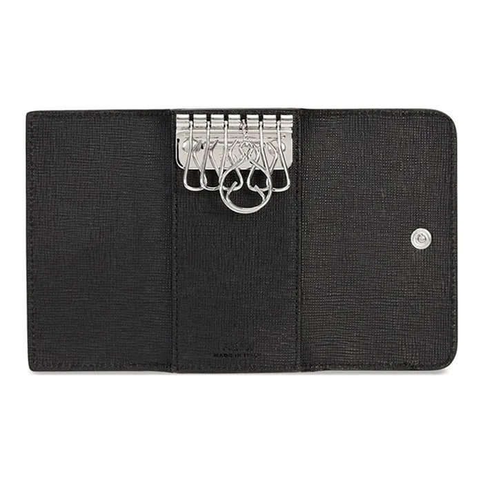 FENDI Canvas With Leather Key Pouch Women's Brown/Black Classic Recommendation-1