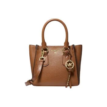 MICHAEL KORS Leather Portable Crossbody Bag Shoulder Bag Small Size Women's Brown