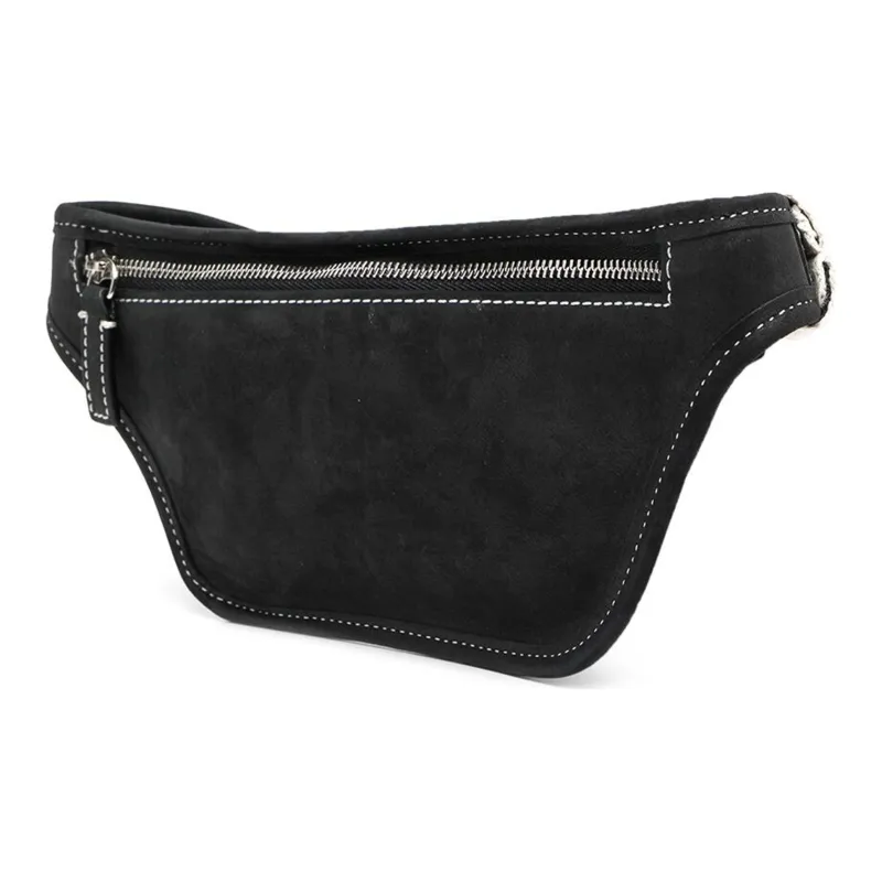 Jacquemus Cotton Fanny Pack Men's Black-3