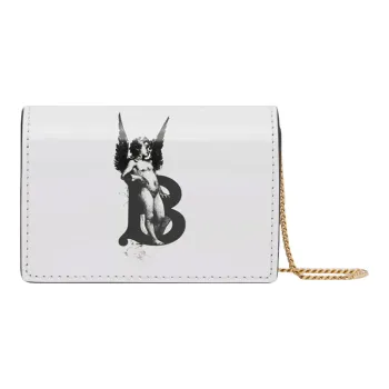 Burberry Calfskin Shoulder Bag Crossbody Bag Mini Women's White