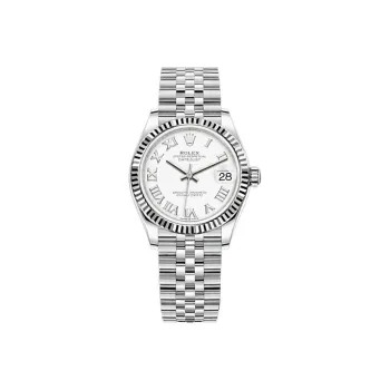 ROLEX Log Series Automatic Mechanical Movement Women's Watch Watch 31mm White Dial Oystersteel Strap