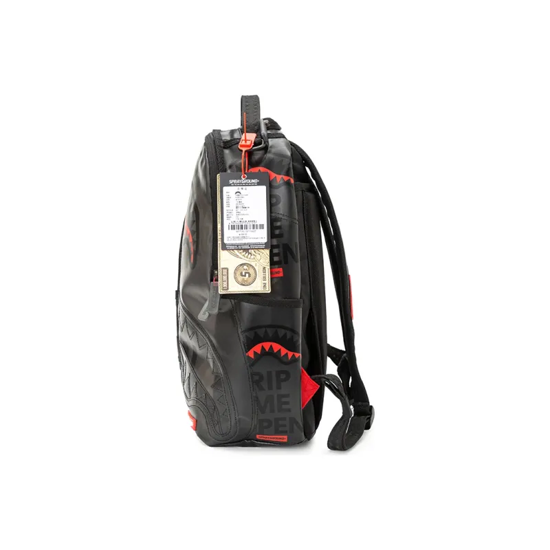 SPRAYGROUND PVC Laptop Backpack Large Size Men's Black-4