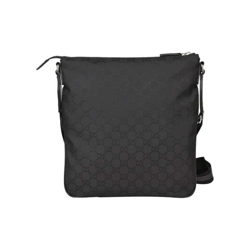 GUCCI GG Messenger Bag GUCCIssima Black-2