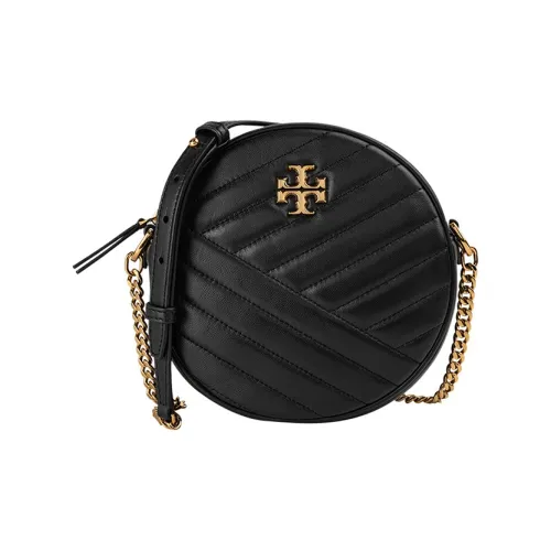 TORY BURCH Kira Leather Crossbody Bag Small Size Women's Black