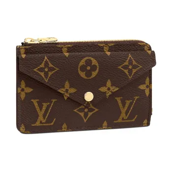 LOUIS VUITTON Card Holder Recto Verso Brown
