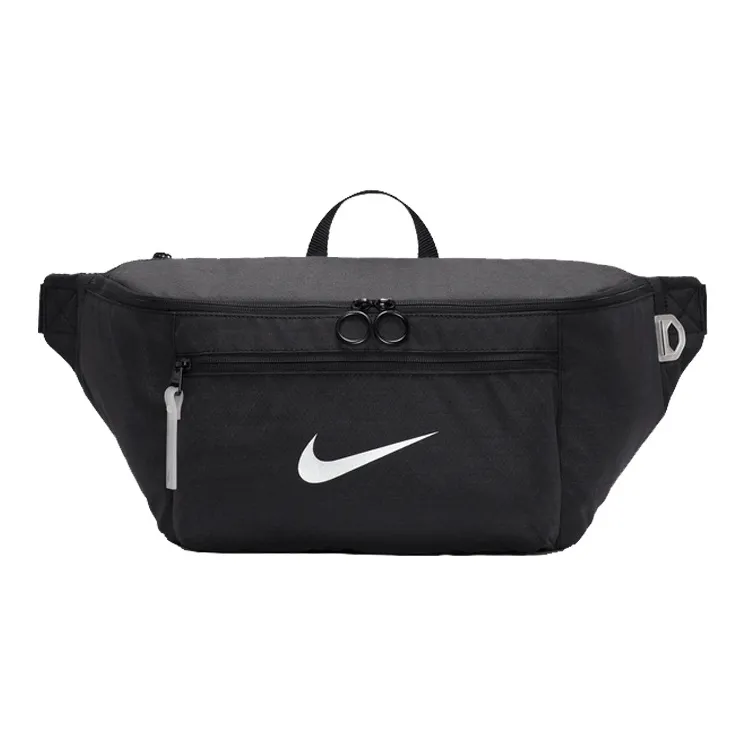Nike Fabric One Shoulder Crossbody Bag Sling Bag Fanny Pack Regular Unisex Black-0