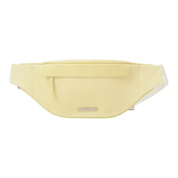 Jacquemus Canvas Canvas Bag Fanny Pack Regular Women's Light Yellow
