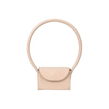 IRIDESCENCE Eco-Friendly PU Leather Irregular-Shaped Bag Shoulder Bag Handbag Small Size Women's Light Pink