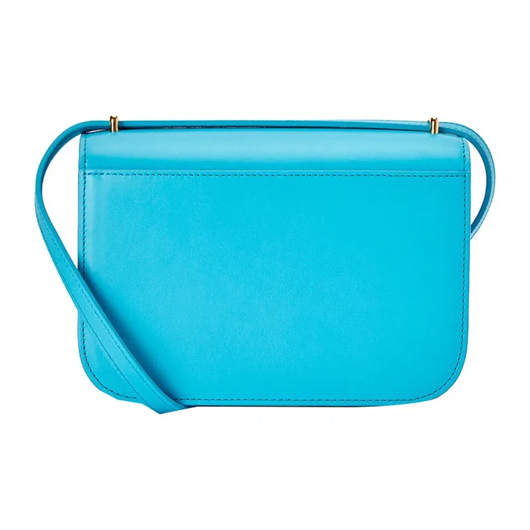 LOEWE Goya Smooth Cow Leather Clutch, Crossbody Bag, Shoulder Bag Small Size Women's Teal-2