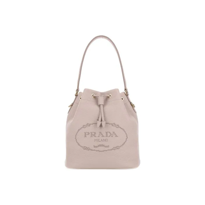 PRADA Leather Handbag Women's Light Pink-0