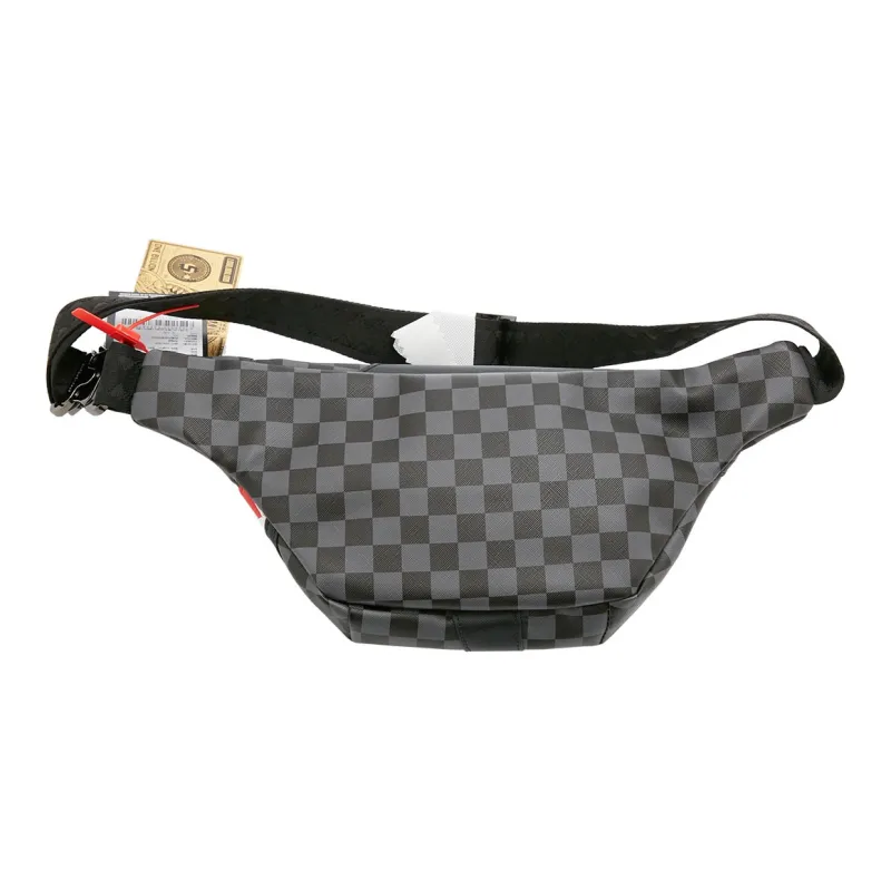 SPRAYGROUND PVC Fanny Pack Medium Size Unisex Black-3