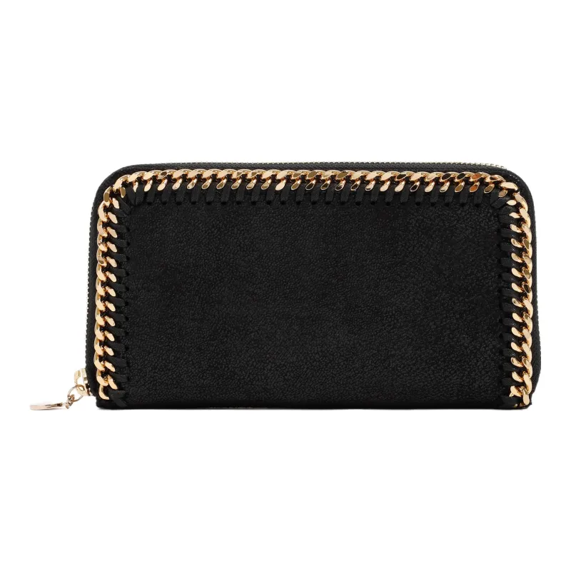 Stella McCartney Recycled Polyester Wallet Women's Black-0