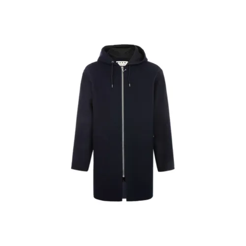 MARNI Coats Men Dark Blue